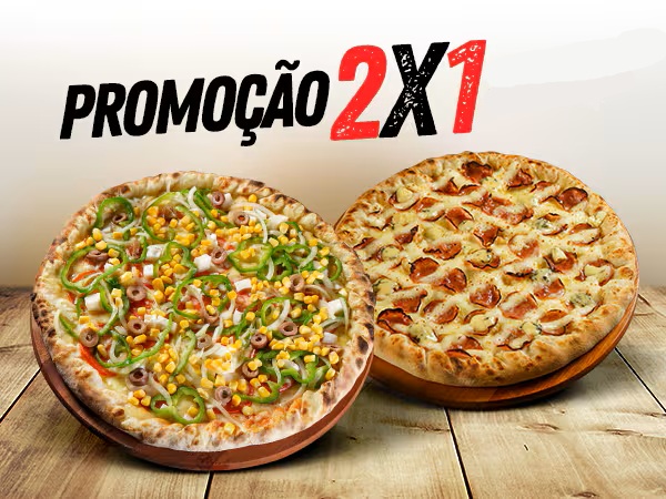 Combo 2 Pizzas Pequenas com Refrigerante 2 Litros